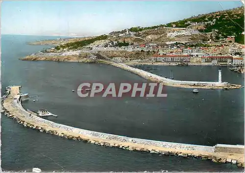 Moderne Karte Sete Vue aerienne sur le port