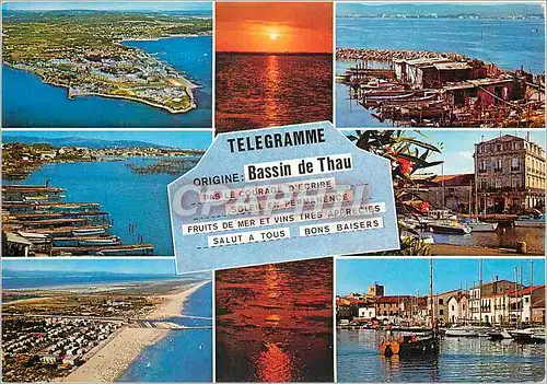 Cartes postales moderne Le Bassin de Thau Herault Balaruc les Bains Sete Bouzigues Marseillan