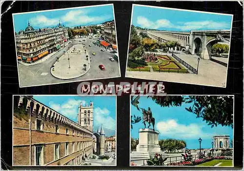 Moderne Karte Montpellier Herault