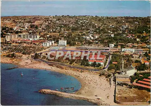 Cartes postales moderne Sete Herault Vue Aerienne sur la Corniche