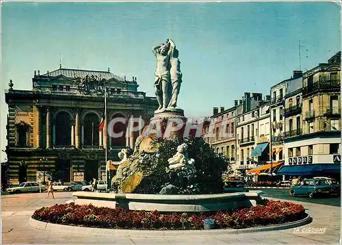 Cartes postales moderne Montpellier Le Theatre