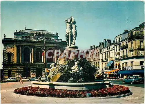 Moderne Karte Montpellier Le Theatre