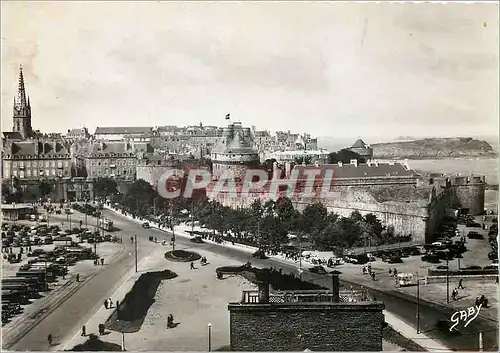 Cartes postales moderne Saint Malo I et V Vue d'ensemble et les remparts