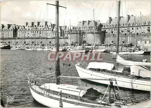 Moderne Karte Saint Malo Cite Corsaire Le Bassin des Yachts