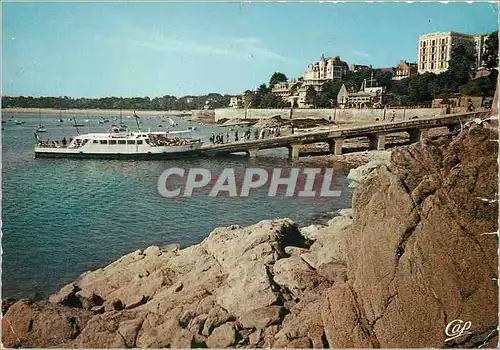 Cartes postales moderne Dinard Les Vedettes vertes La Promenade du clair de lune Le Yacht Club