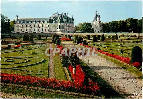 Cartes postales moderne Chenonceaux Le Chateau et ses Jardins