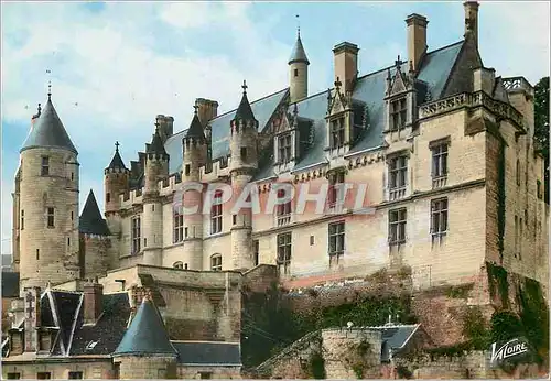 Cartes postales moderne Loches Indre et Loire Le chateau Facade des Logis Royaux