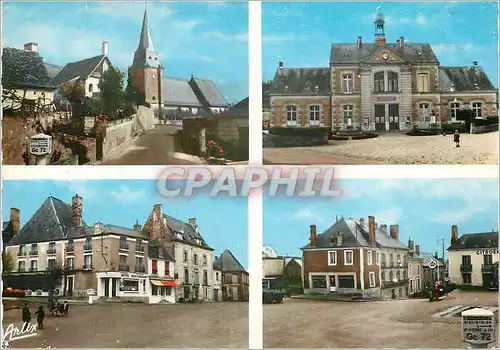 Cartes postales moderne Saint Christophe I et L Mairie Ecole La Place L'Eglise