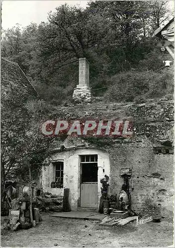 Cartes postales moderne Villaines les Rochers Indre et Loire Maison dans le rocher