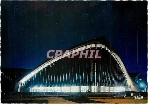 Cartes postales moderne Grenoble ville olympique Vue de nuit du palais de glace