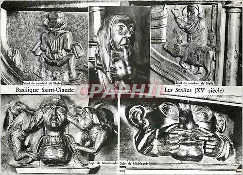 Moderne Karte Cathedrale de St Claude Jura Ancienne Eglise Abbatiale Forteresse