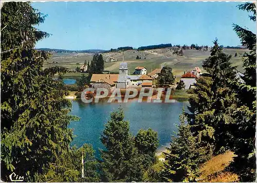 Cartes postales moderne Les beaux Sites de France Franche Comte Le Lac de l'Abbaye