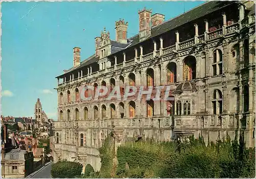 Cartes postales moderne Blois Loir et Cher L'aile Francois 1er au facade des Loges du chateau