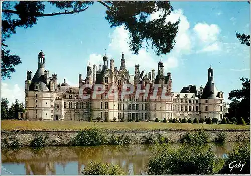 Moderne Karte Chateaux de la Loire Chambord L et C