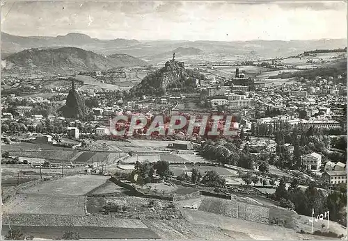 Moderne Karte Le Puy en Velay Hte Loire Vue generale Vue prise des Orques d'Espaly a l'Ermitage