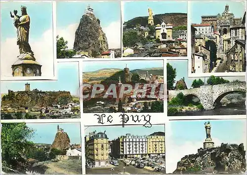 Moderne Karte Le Puy Haute Loire