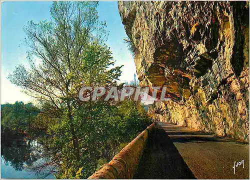 Cartes postales moderne Vallee du Lot et la route de Cahors