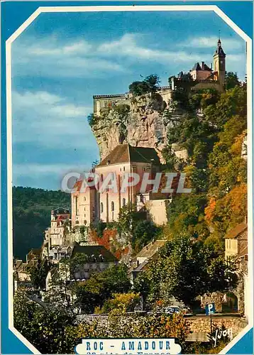 Cartes postales moderne Rocamarour Lot Site de France Vue generale