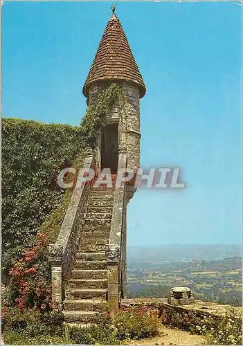 Cartes postales moderne Chateau de Loubressac Manoir gothique L'Echauguette