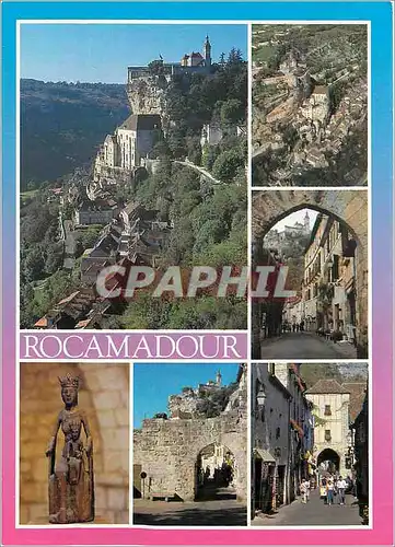 Cartes postales moderne Rocamadour site de France Haut Lieu de Pelerinage
