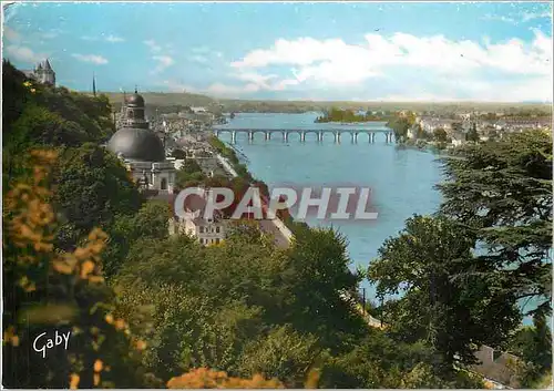 Cartes postales moderne Saumur M et L Les Ardilliers et la Loire