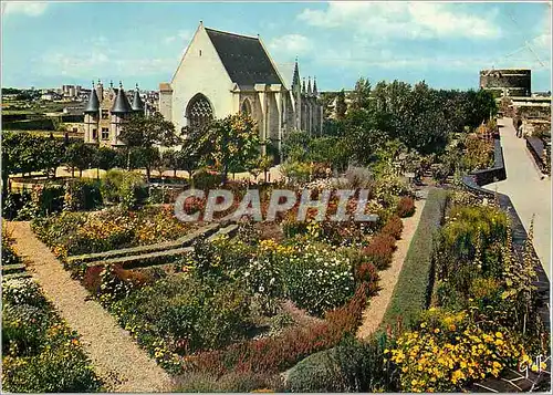 Cartes postales moderne Chateau d'Angers Maine et Loire Jardin des Remparts La Chapelle Le Chatelet