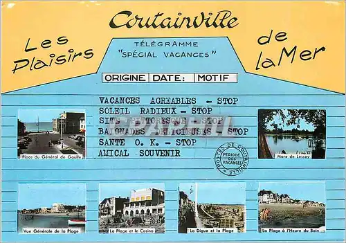 Cartes postales moderne Les Plaisirs Coutainville de la mer