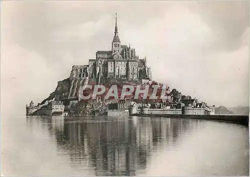 Cartes postales moderne Le Mont Saint Michel Manche Ensemble sud par grande maree