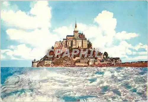 Cartes postales moderne Le Mont Saint Michel Cote sud a maree haute