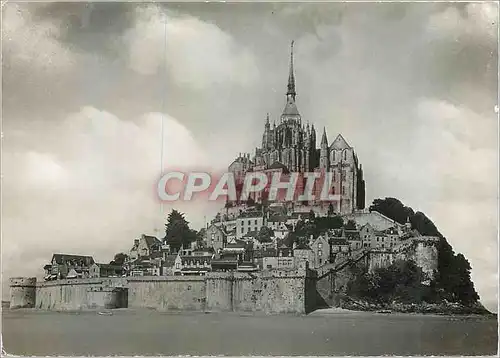 Cartes postales moderne Abbaye du Mont Saint Michel Vue generale Face Est