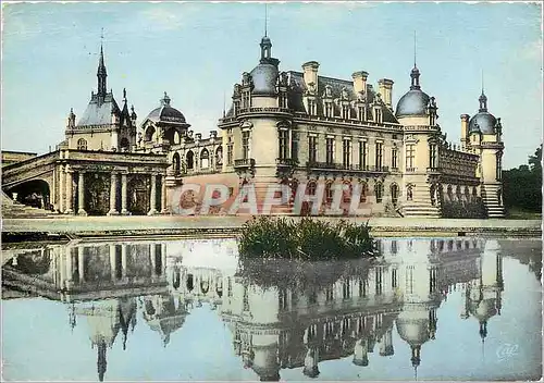 Cartes postales moderne Chantilly Le Chateau la facade Nord Est