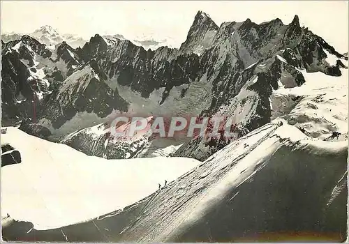 Cartes postales moderne Chamonix Mont Blanc Teleferique de l'Aiguille du Midi