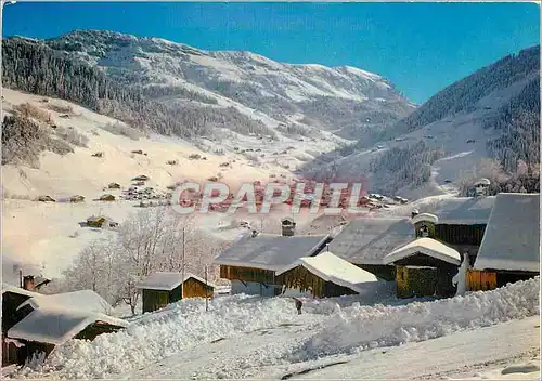 Moderne Karte Areches Savoie Depuis le pittoresques village de la Frasse