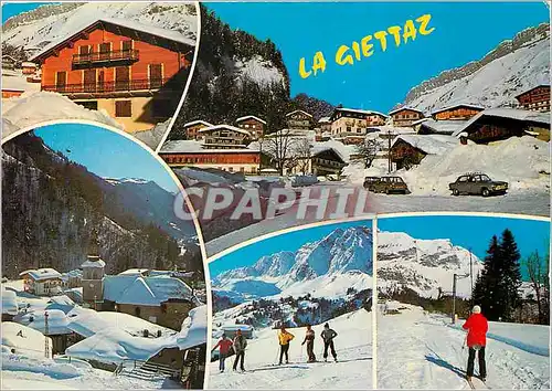 Moderne Karte La Giettaz Savoie