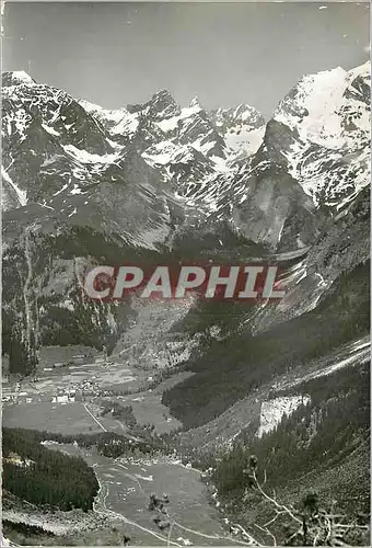 Cartes postales moderne Pralognan la Vanoise Au fond la Grande Casse