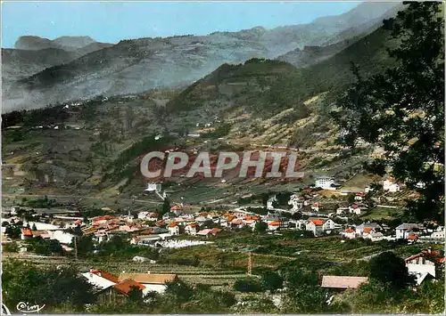 Moderne Karte Aigueblanche Savoie Vue generale