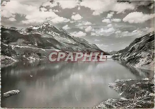 Cartes postales moderne Tignes Le Barrage le lac le Dome de la Sache et le Mont Pourri