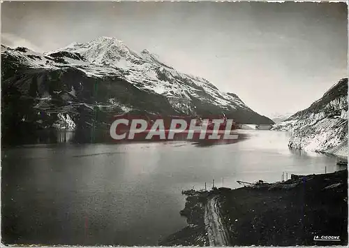 Moderne Karte Lac de Tignes Savoie