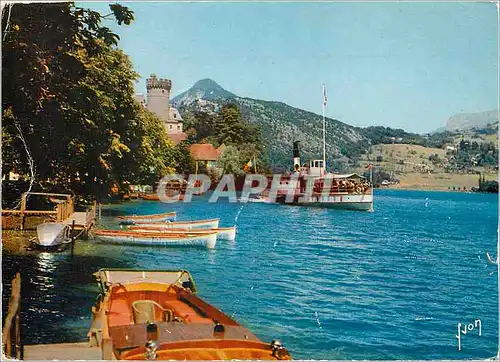 Cartes postales moderne Annecy Haute Savoie Les bords du Lac a Duingt