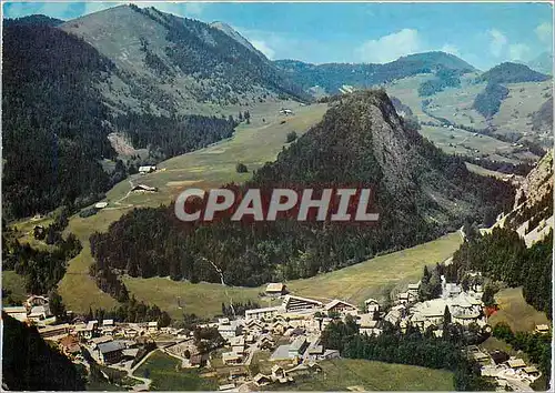 Moderne Karte Abondance Hte Savoie Vue generale aerienne