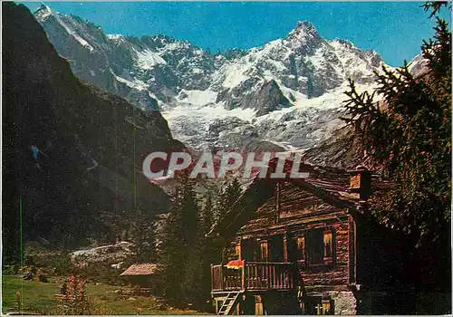 Cartes postales moderne Vieux chalet au pays du Mont Blanc