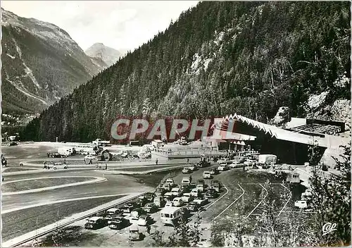 Moderne Karte Chamonix Mont Blanc Tunnel du Mont Blanc Reliant Chamonix Mont Blanc