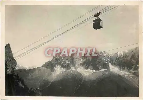 Cartes postales moderne Chamonix Mont Blanc Le Teleferique Brevent