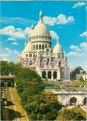 Cartes postales moderne Paris La Basilique du Sacre Coeur