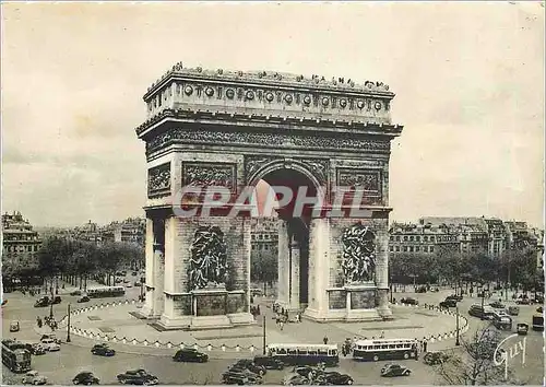 Cartes postales moderne Paris La Place et l'Arc de Triomphe de l'Etoile