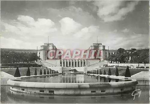 Cartes postales moderne Paris Le palais de Chaillot vu des jardins