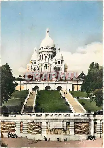 Cartes postales moderne Paris La Basilique du Sacre Coeur de Montmartre