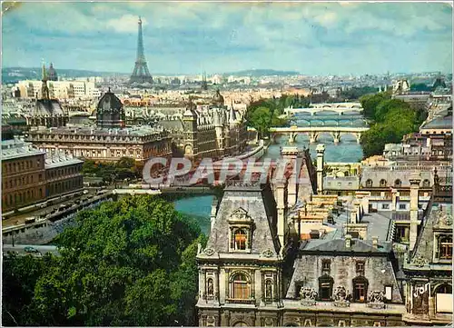 Cartes postales moderne Paris Perspective des Sept Ponts