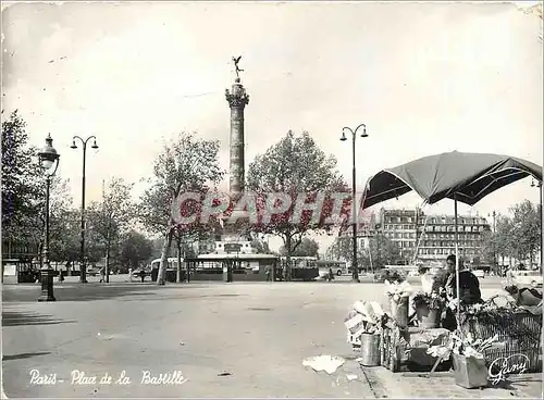 Moderne Karte Paris Place de la Bastille