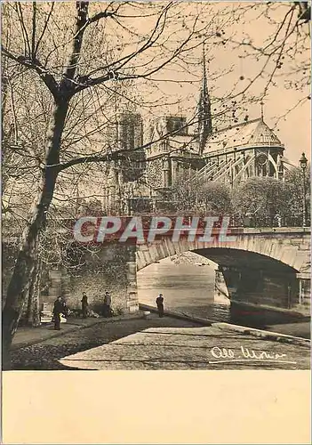 Moderne Karte Paris Notre Dame